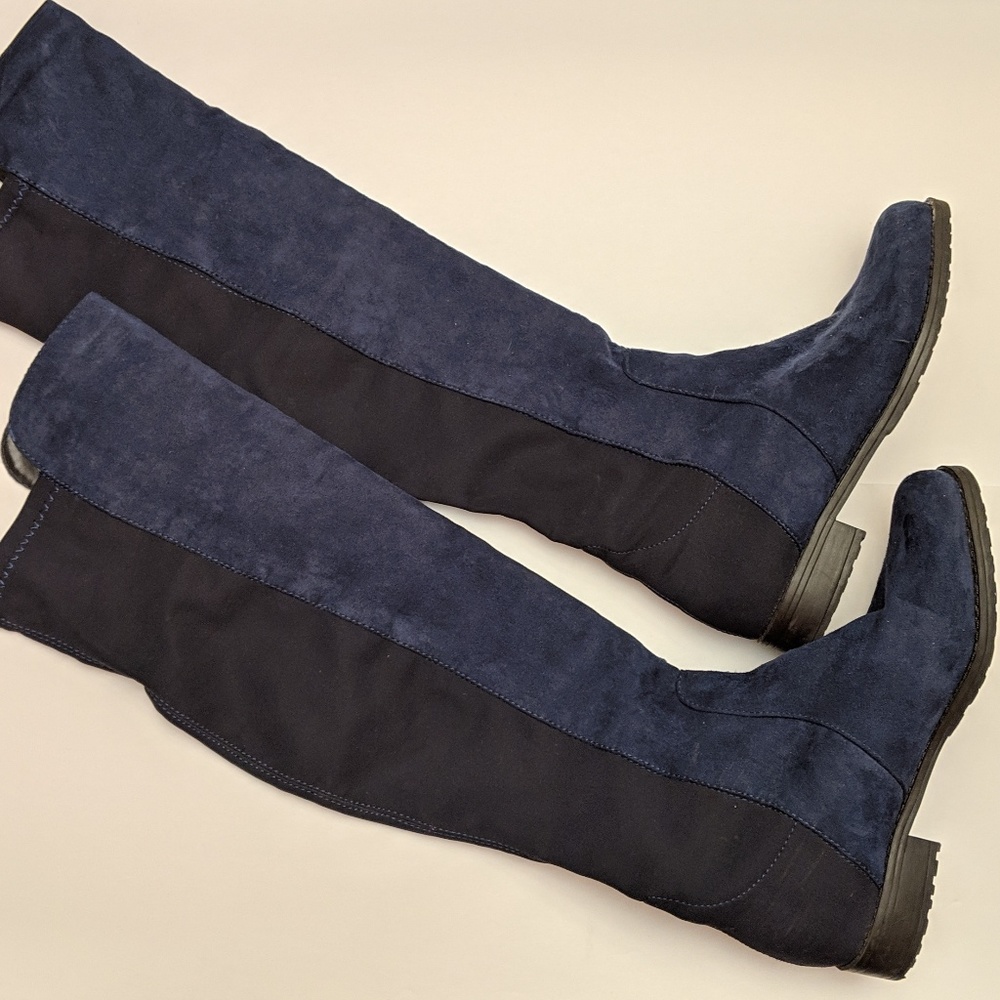 50% OFF Two Shade Over the Knee  Boots